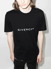 Givenchy Reverse Paris Logo Print T-Shirt in Black