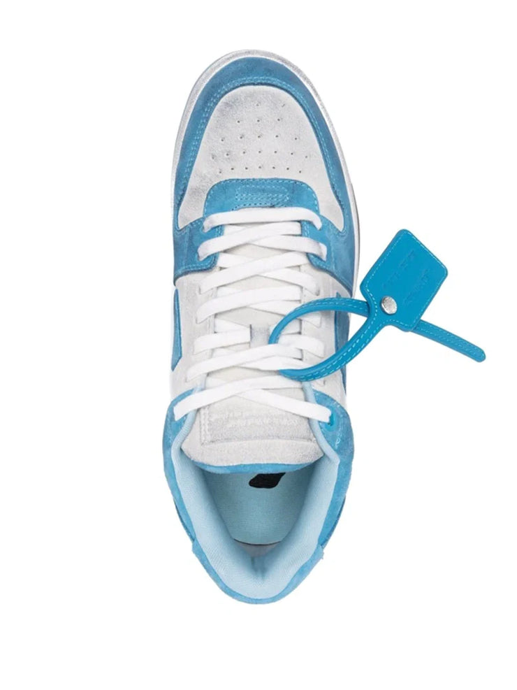 Off-White Out of Office Vintage Suede Trainers in Blue/White