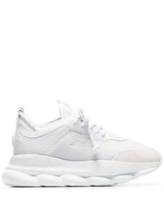 Versace Chain Reaction Trainers in White