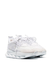 Versace Chain Reaction Trainers in White