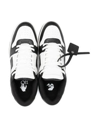 Off-White Out of Office Leather Trainers in Black/White