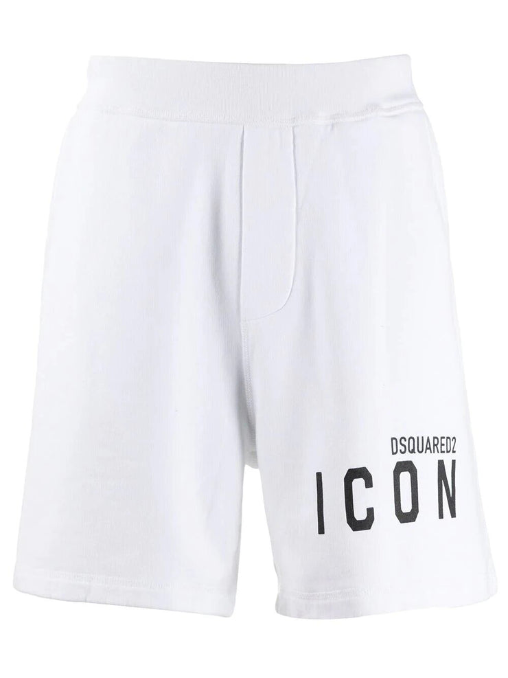 Dsquared2 ICON Hoodie and Short Set in White