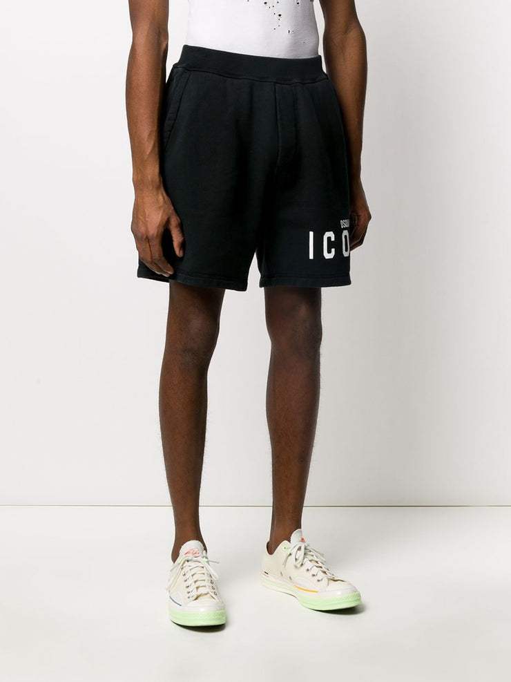 Dsquared2 ICON T-shirt & Short Set in Black