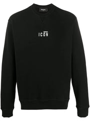 Dsquared2 Mini Icon-print Crew Neck Sweatshirt in Black