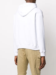 Dsquared2 Small Icon Print Hoodie in White