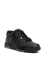 Off-White Out of Office Calf Leather Trainers in Black