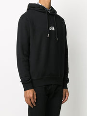 Dsquared2 Small Icon Print Hoodie in Black