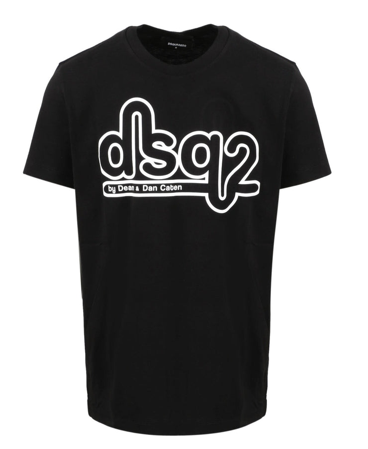 Dsquared2 dsq2 Logo T-Shirt in Black