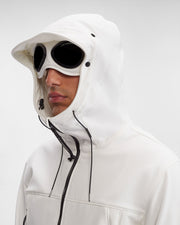 C.P. Company Shell-R Goggle Jacket Gauze White