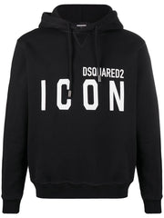 Dsquared2 Icon-print Hoodie Black