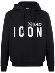 Dsquared2 ICON Hoodie and Short Set in Black