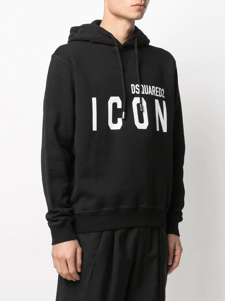 Dsquared2 ICON Hoodie and Short Set in Black