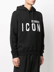 Dsquared2 Icon-print Hoodie Black