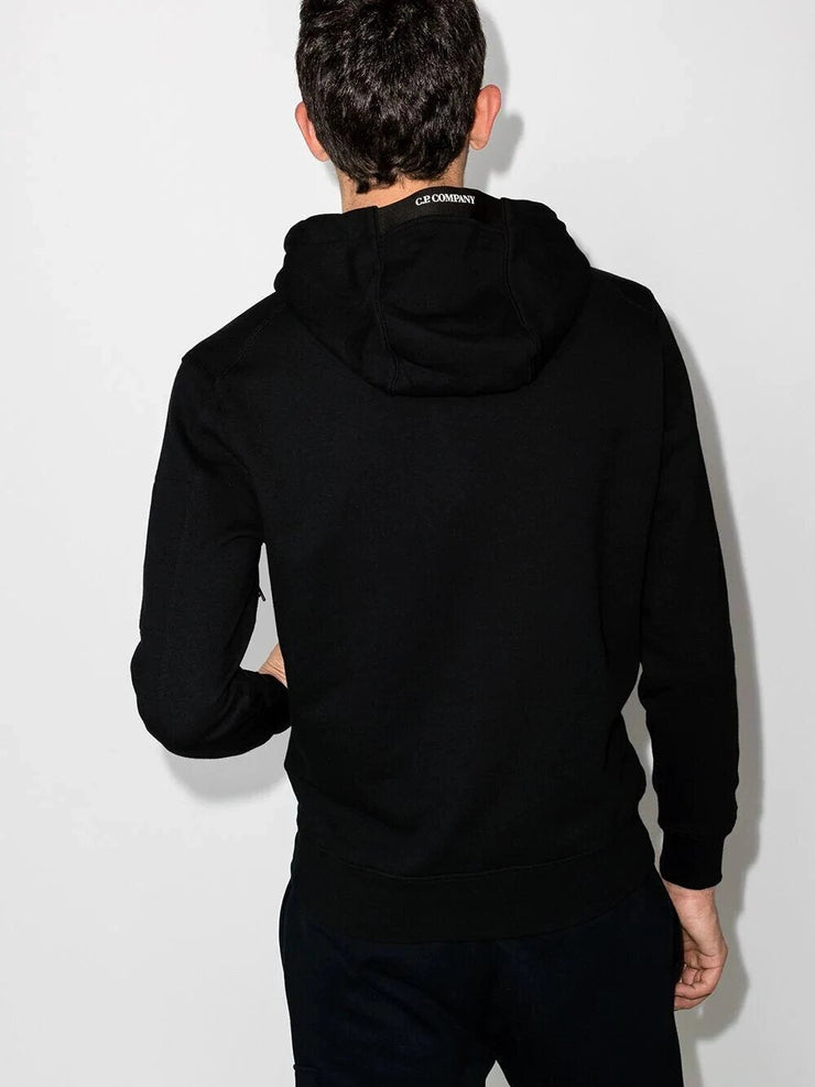 C.P. Company Hoodie & Diagonal Joggers Tracksuit in Black