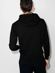 C.P. Company Logo-patch Cotton Hoodie in Black