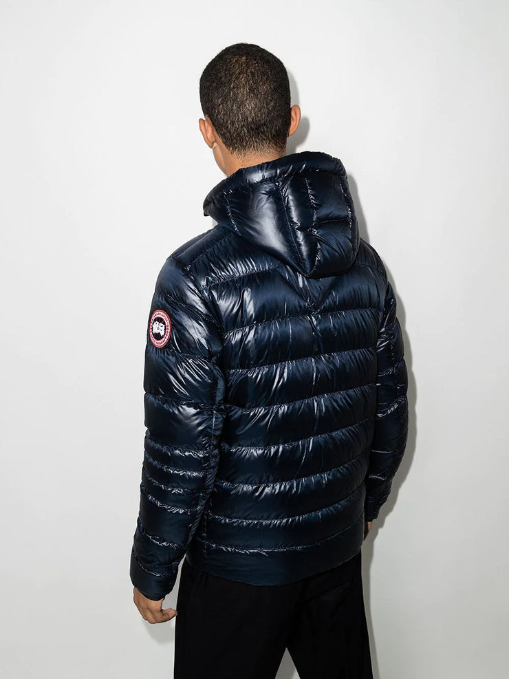 Canada Goose Crofton Padded Down Hooded Jacket in Navy