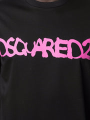 Dsquared2 Fluorescent Spray T-shirt in Black