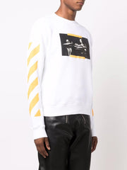 Off-White Caravaggio Painting Sweatshirt in White