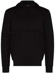 C.P. Company Logo Patch Hoodie & Short Set in Black