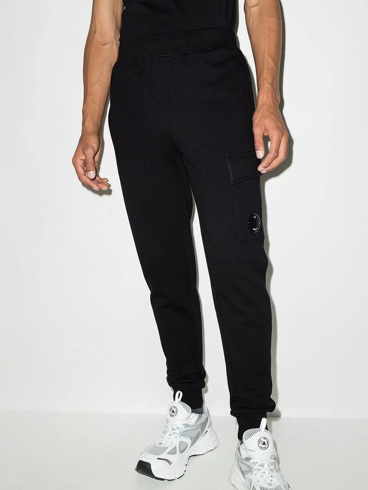 C.P. Company Hoodie & Diagonal Joggers Tracksuit in Black