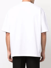 Balenciaga Paris Logo Cotton T-shirt White