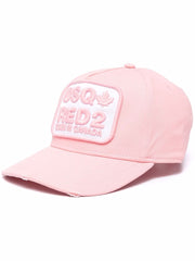 Dsquared2 Pink DSQ-Red2 Logo Cap