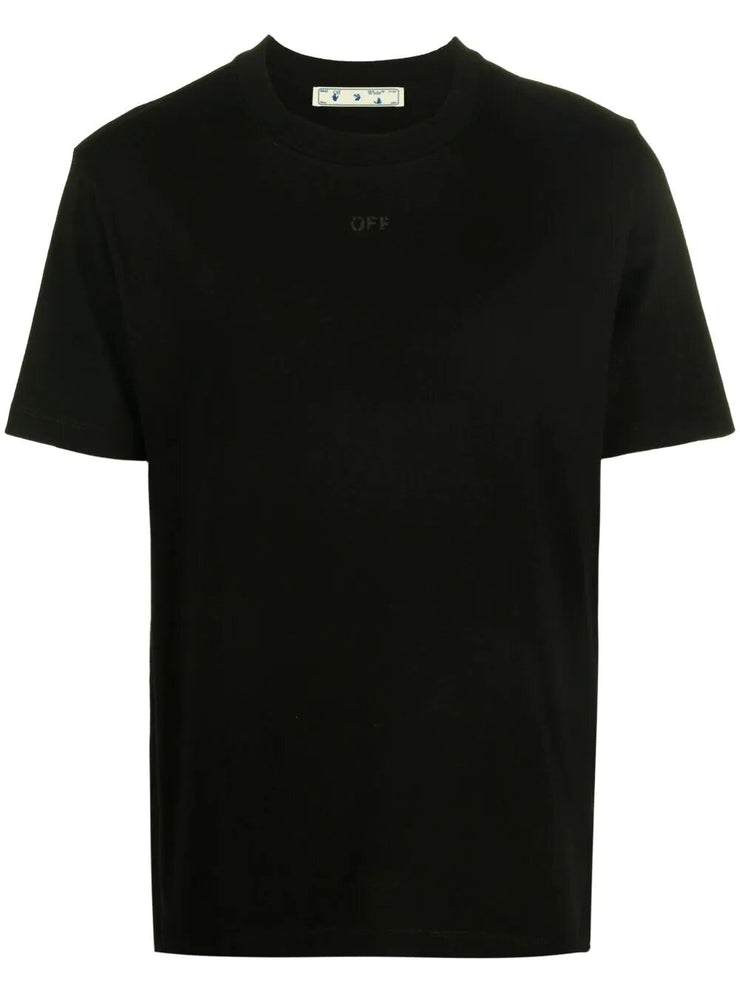 Off-White Arrows-motif Short-sleeve Black T-shirt