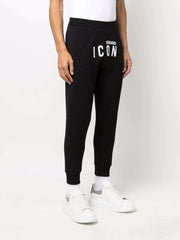 Dsquared2 Cropped Icon-print Track Joggers Black