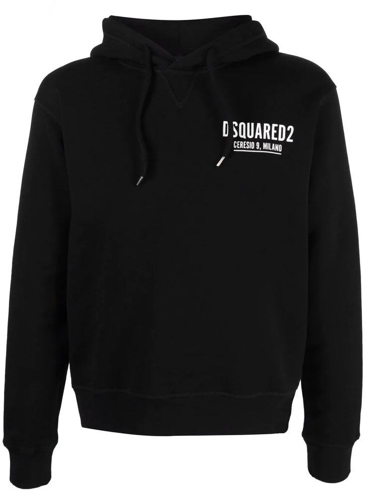 Dsquared2 Mini Logo Ceresio 9 Hoodie in Black