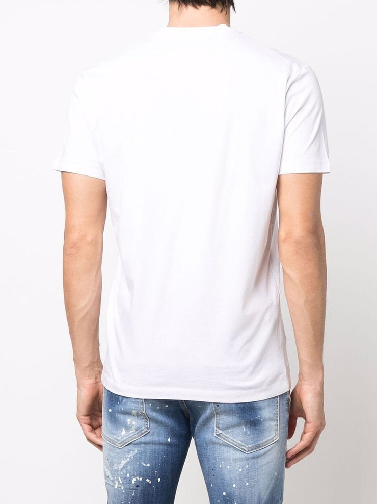 Dsquared2 Icon Vertical Logo T-shirt in White