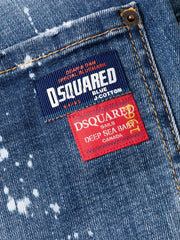 Dsquared2 Bleached Spots Wash Cool Guy Slim Jeans