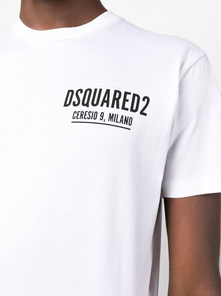 Dsquared2 Mini Logo Ceresio 9 T-shirt in White