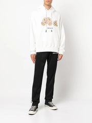 Palm Angels Bear-motif Hoodie White