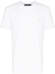 Dolce & Gabbana Logo-plaque T-shirt in White