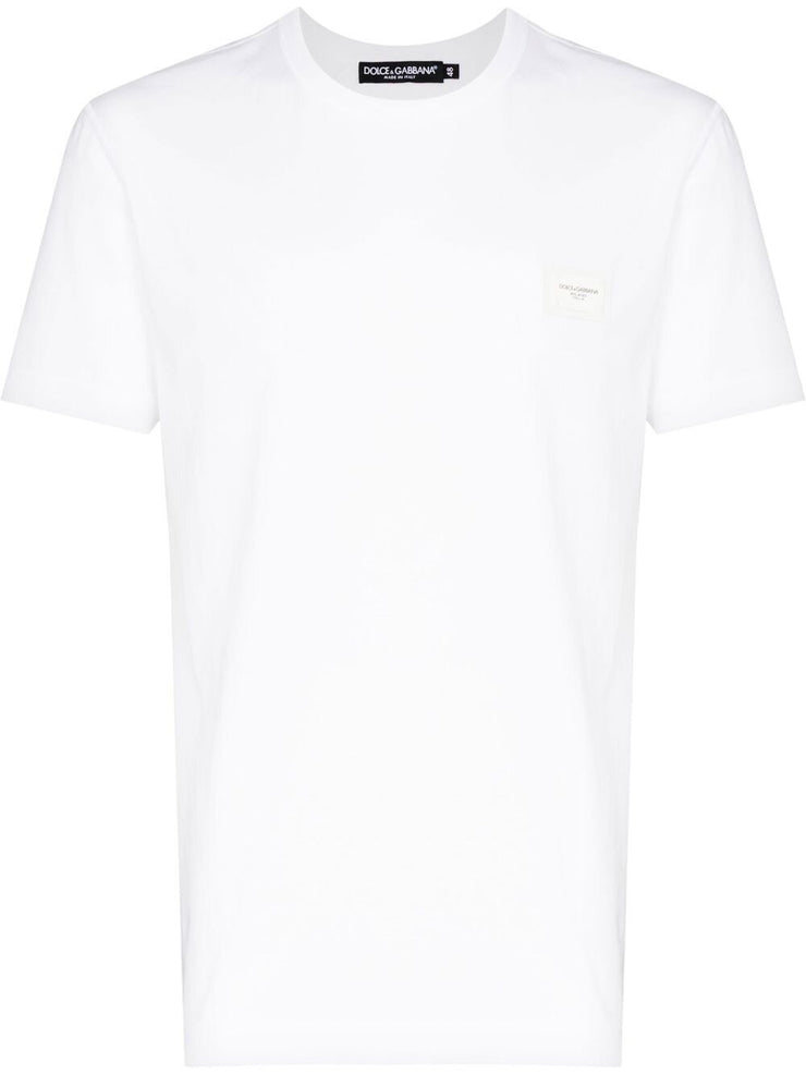 Dolce & Gabbana Logo-plaque T-shirt in White