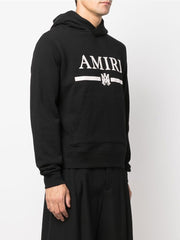 AMIRI Ma Bar Embroidery Hoodie Black