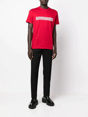 Dsquared2 Outline Print Logo T-shirt Red