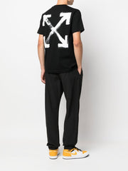 Off-White Painted Arrows-print T-shirt Black