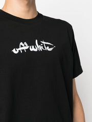 Off-White Painted Arrows-print T-shirt Black