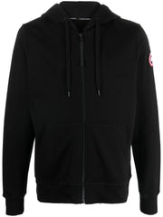 Canada Goose Huron Full Zip Hoodie in Black