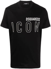 Dsquared2 Icon Outline T-shirt in Black