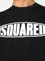 Dsquared2 Surf Board logo print T-Shirt in Black