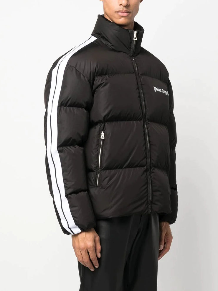 Palm Angels Classic Logo-print Padded Down Jacket in Black