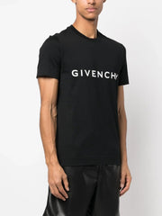 Givenchy Logo Print T-Shirt in Black