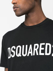 Dsquared2 Slouch Logo-print T-shirt in Black