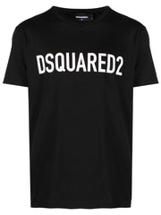 Dsquared2 Slouch Logo-print T-shirt in Black