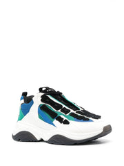 Amiri Bone Runner Low-Top Sneakers Teal