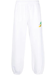 Off-White Brush Arrows Logo Printed Joggers in White