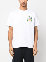 Casablanca Avenida Print T-shirt in White