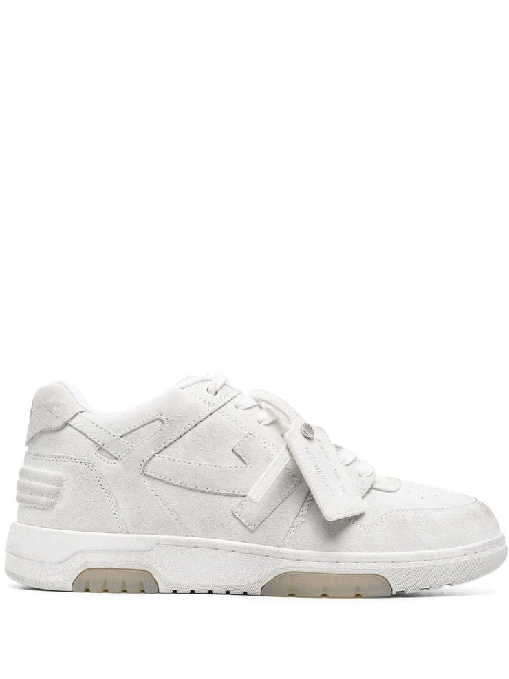 Off-White Out of Office Vintage Suede Trainers in White